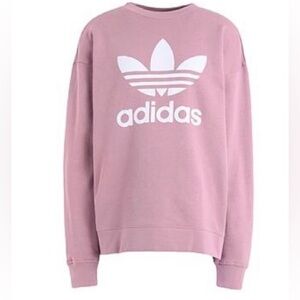 NWOT Adidas Women's Mauve Crew Neck Sweatshirt